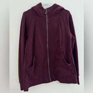 Lululemon OVERSIZED Athletica Maroon Hoodie